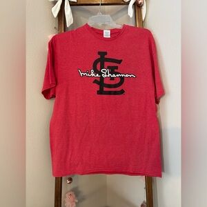 St Louis Cardinals Mike Shannon T-shirt Unisex Size XL NWOT